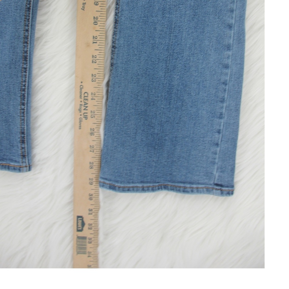 AEROPOSTALE Baby Bootcut Jeans Women's Size 8R Light Wash Blue Low Rise Y2K - Picture 5 of 12